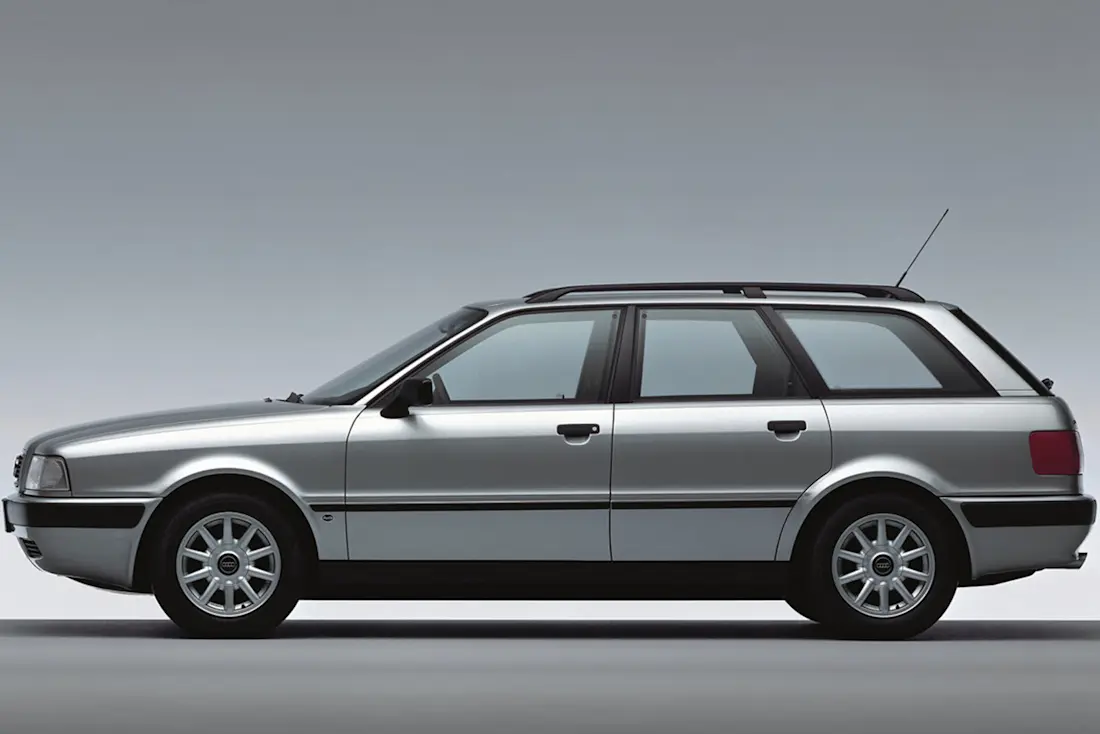  Gewinnt an Beliebtheit: Der Audi 80 B4 Avant ist in gutem Zustand kaum mehr zu finden. Sehr gesucht sind Quattro-Versionen mit dem legendären 2,3-Liter-Fünfzylinder.