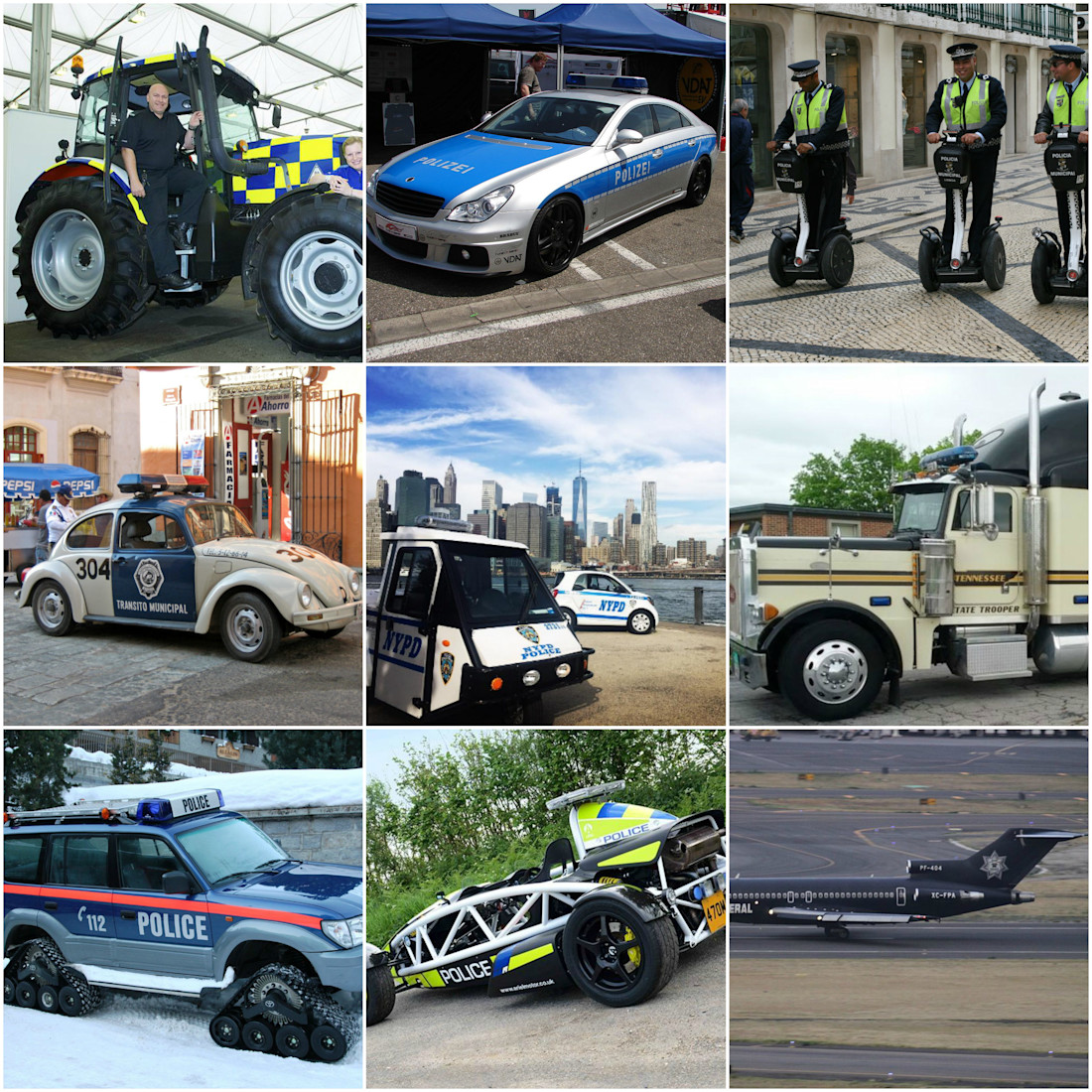 The Weird, Wacky and Wonderful Police Vehicles of the World