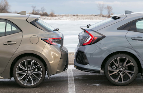 Editorial 2019 honda civic hatchback vs toyota corolla hatchback jw 10 jw