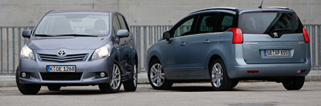 Vergleichstest: Toyota Verso vs. Peugeot 5008 – Familiensache
