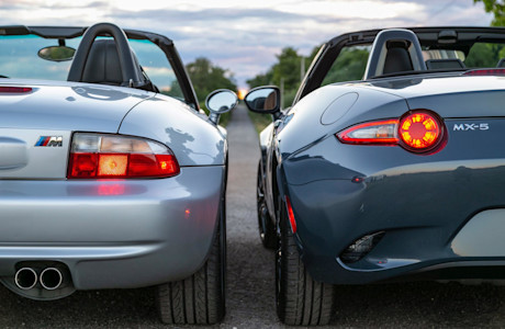 Editorial 2021 mazda mx 5 vs 2000 bmw m roadster 11 jw