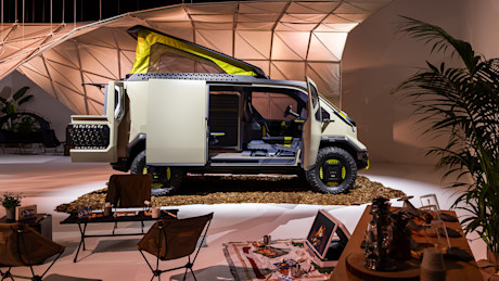 In deze elektrische camper van Kia zit je nooit met een lege accu