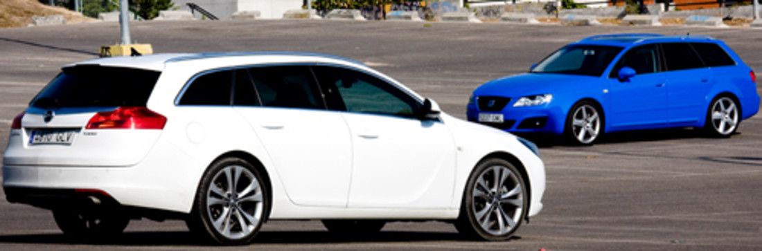 Comparativa: Opel Insignia Sports Tourer Vs. Seat Exeo ST – Mismo concepto