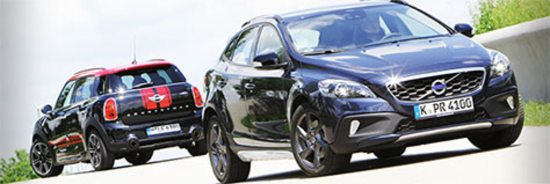 Vergleichstest: Volvo V40 Crosscountry vs. Mini Countryman JCW – Ein Wilder und ein Milder