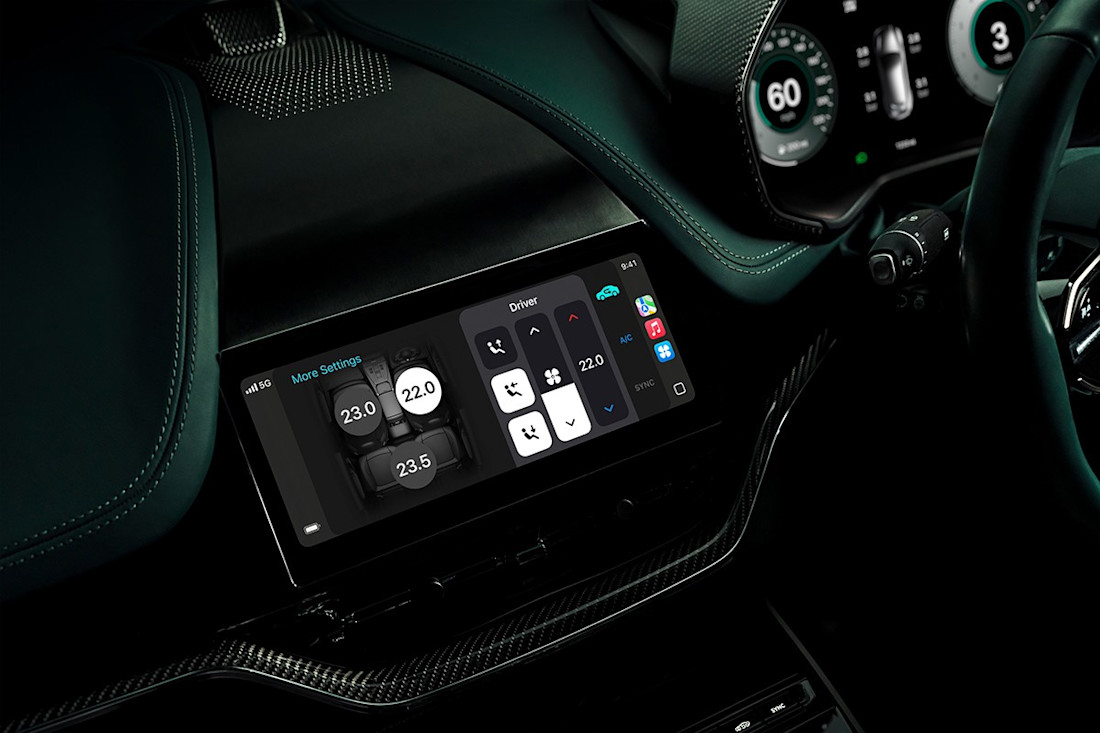 Le nouvel Apple CarPlay Ultra débute chez Aston Martin (2025)
