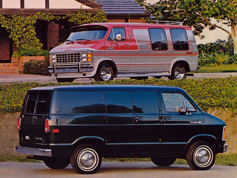 Dodge Van zijaanzichten