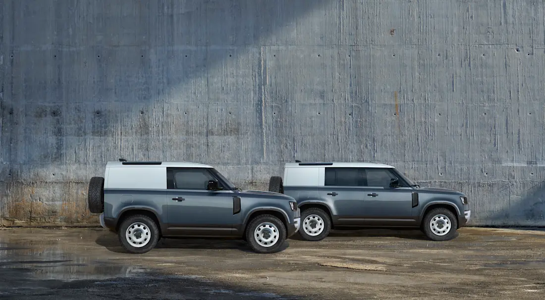 nuova land rover defender laterale