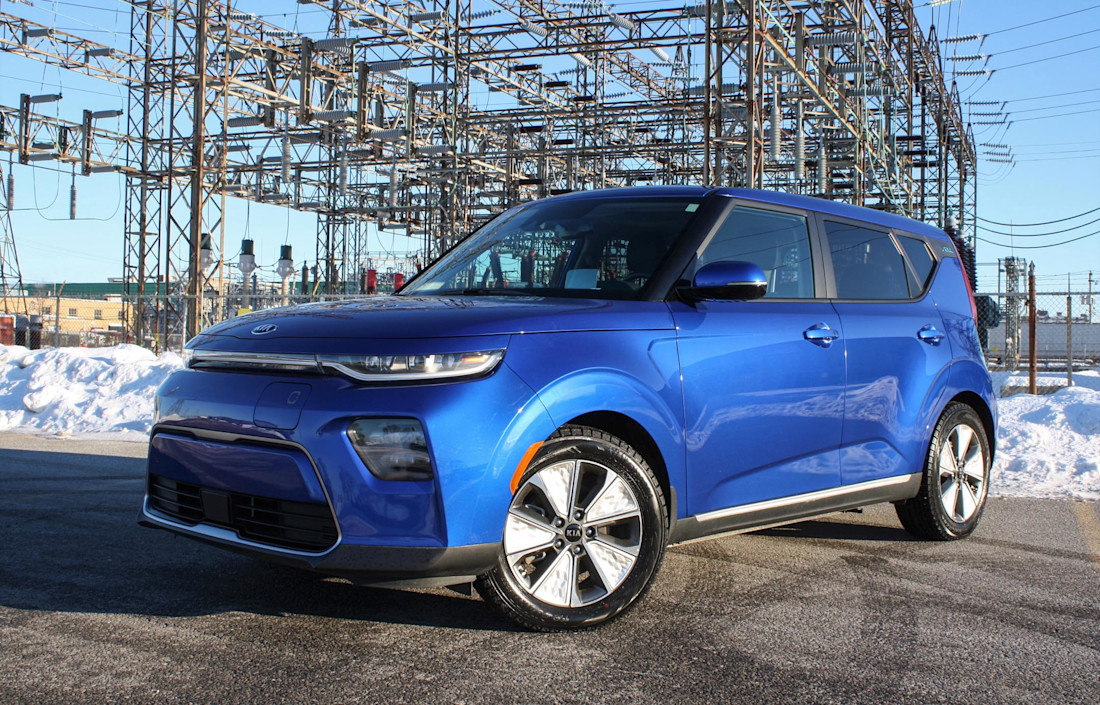 Kia Soul EV 2021 : essai hivernal