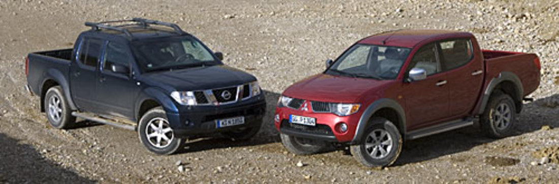 Vergleichstest: Mitsubishi L200 vs. Nissan Navara – Die Lifestyleschweinelaster