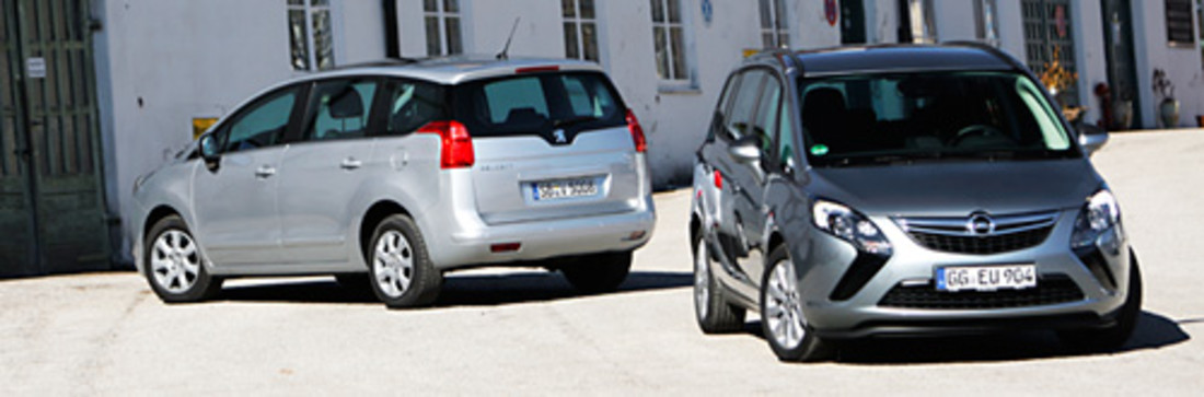 Vergleichstest: Opel Zafira Tourer vs. Peugeot 5008 – Spaß-Transporter
