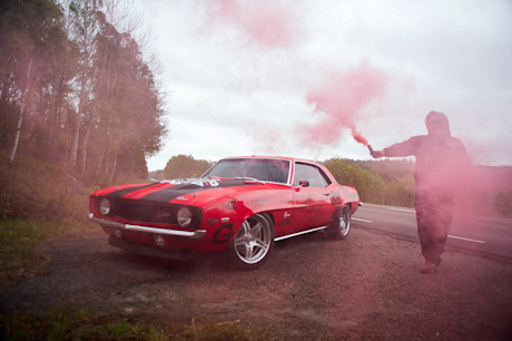 Editorial 1969 chevrolet camaro in 2015 gumball 3000 08 oskar bakke