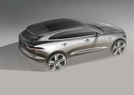 Editorial 01dc jaguar f pace design sketch