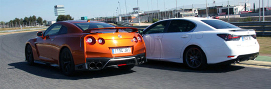 Comparativa: Lexus GS F vs Nissan GT-R – El placer japonés