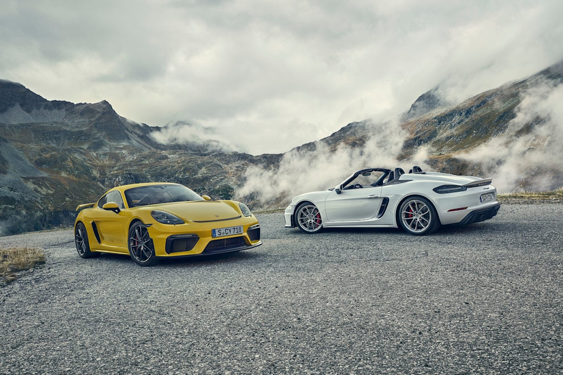 Es lebe der Sport! Porsche Cayman GT4 und Boxster Spyder
