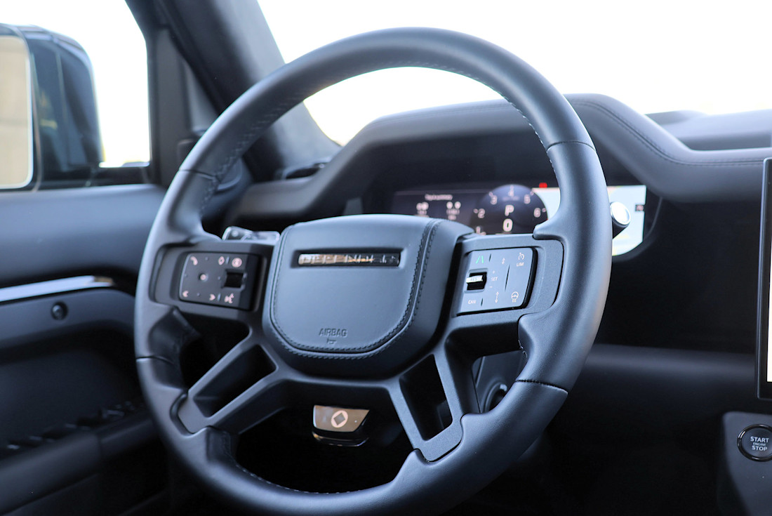 2026 Land Rover Defender Octa Review - Interior - Steering Wheel.jpg