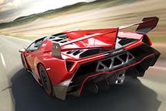 Lamborghini Veneno – widok z tyłu