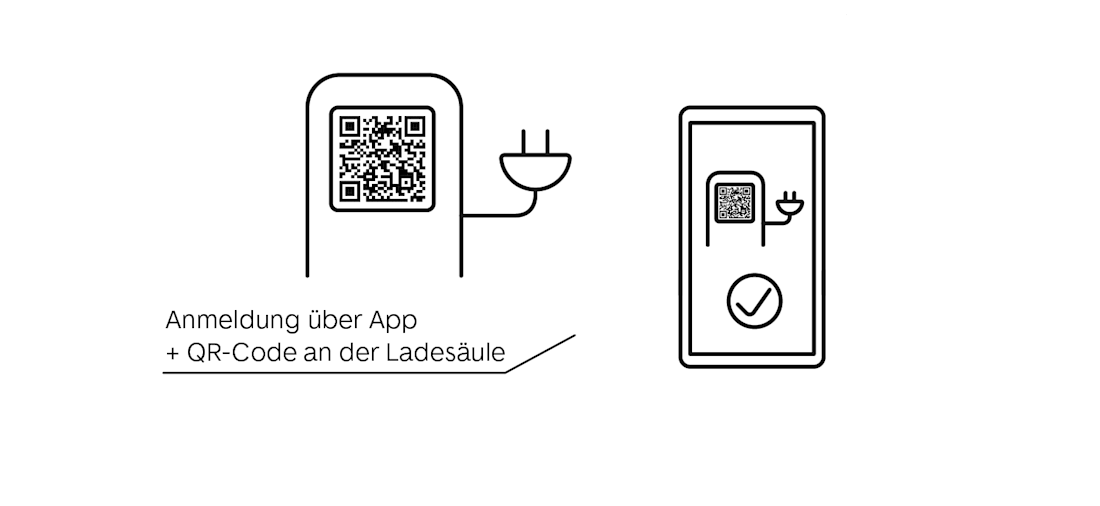 ladepunkt auswaehlen per karte oder id-scanner