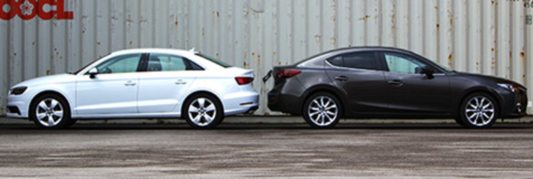 Vergleichstest: Audi A3 Limousine gegen Mazda 3 Limousine – Schickes Ende