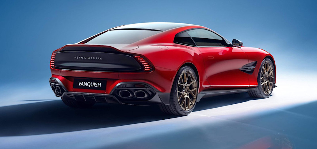 Aston Martin Vanquish achterkant