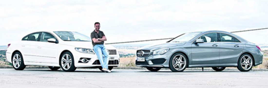 Comparativa: Mercedes CLA 220 CDI Aut. vs. Volkswagen CC 2.0 TDI DSG R-Line – La belleza de un coupé con la racionalidad de una berlina