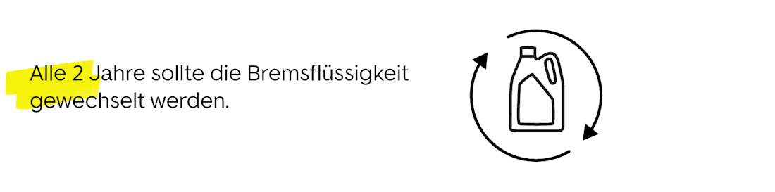 alle zwei jahre sollte die bremsfluessigkeit gewechselt werden