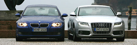 Test comparatif: Audi S5 vs. BMW 335i Coupé – Propulsion contre Quattro