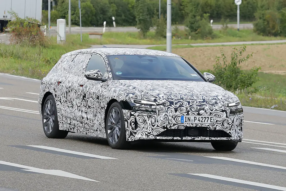 Audi-A6-Erlkönig-Front-Seite