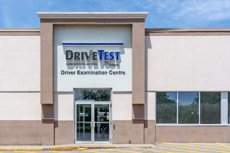 Editorial ontario drive test centre getty