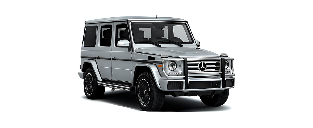 Mercedez Benz G-Wagon 1/18, argenté, ouverture capot et portes