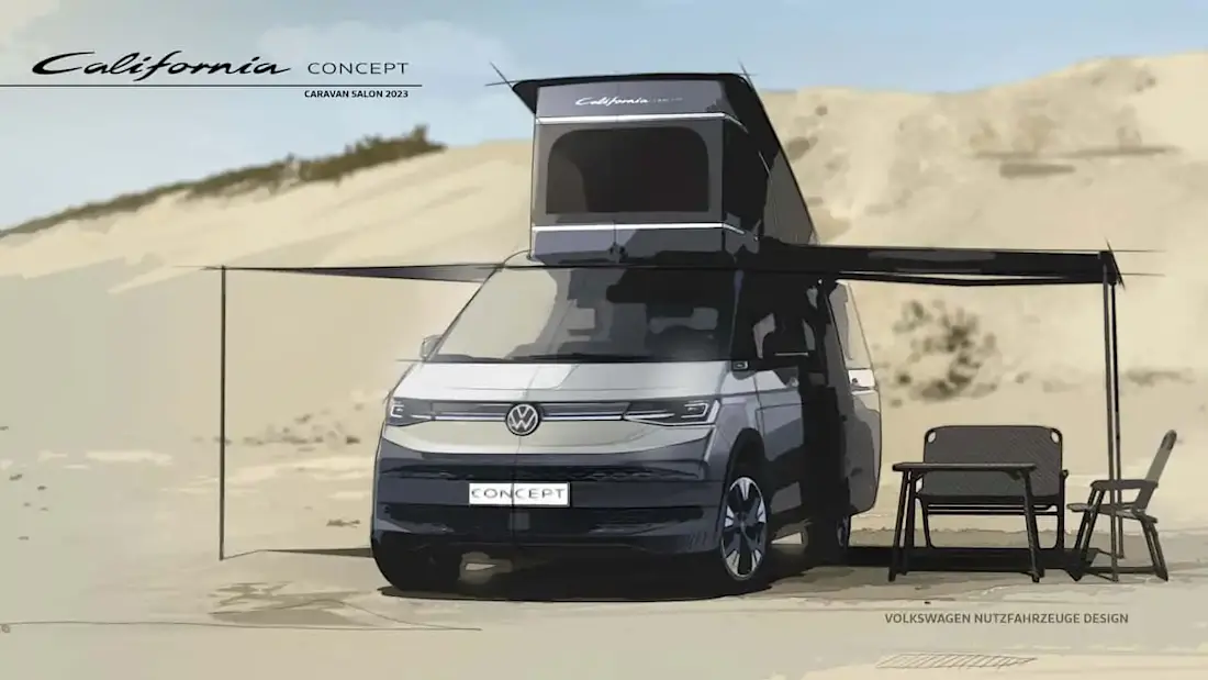 VW California Concept zeigt sich auf dem Caravan Salon