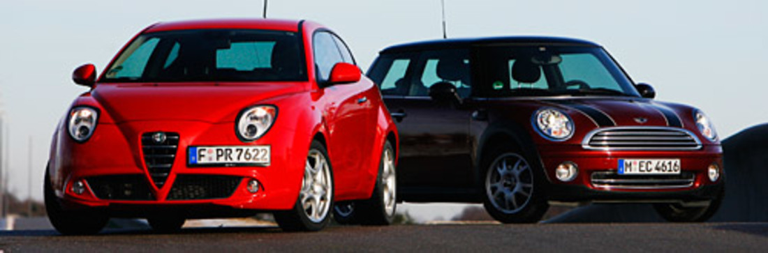 Prova di confronto: Alfa Romeo Mito vs. Mini Cooper – Mito contro Mini: chi la spunterà?