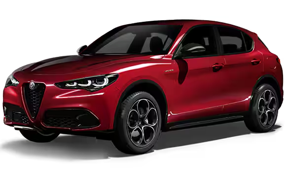 Stelvio Veloce 3 4 rossa