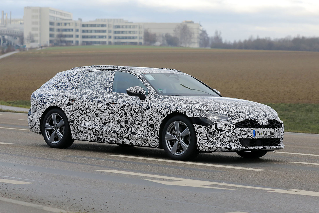 Neuer Audi A7 Avant (vormals Audi A6) als Erlkönig erwischt