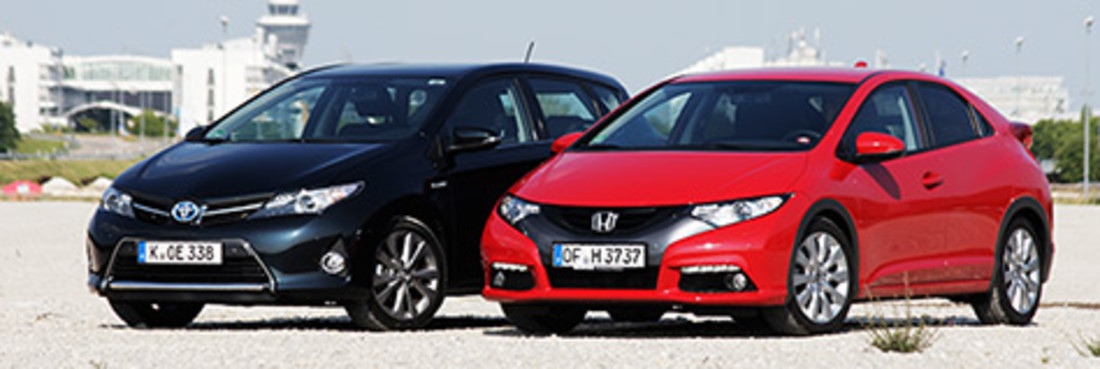 Comparativa: Honda Civic 1.6 i-DTEC Vs. Toyota Auris Hybrid – Ahorradores ambiciosos