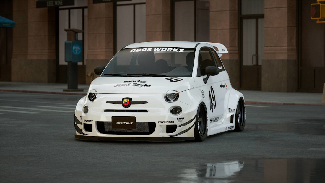 Liberty Walk s’occupe de l'Abarth 595