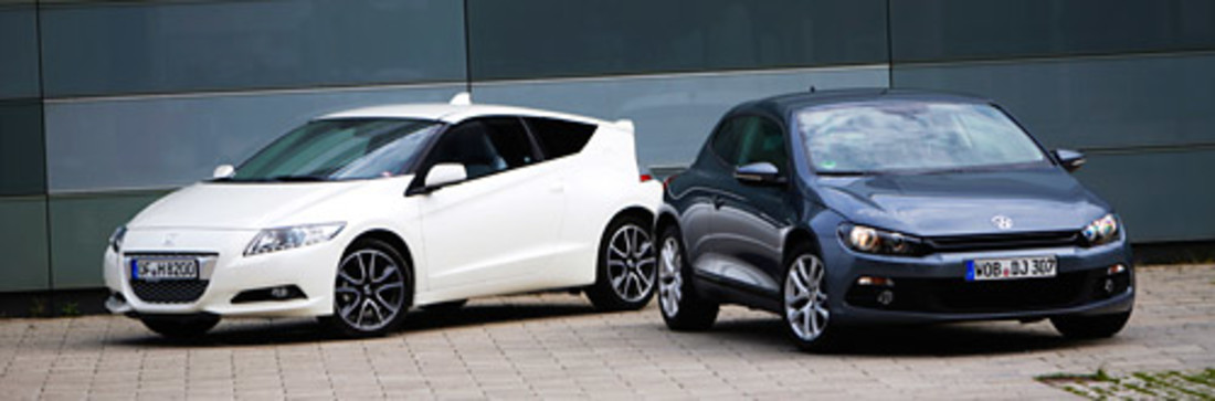 Vergleichstest: Honda CR-Z vs. VW Scirocco – Zwei milde Wilde
