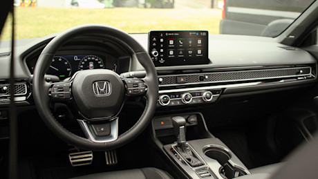 2025 Toyota Prius vs Honda Civic Hybrid Comparison Test Body Image