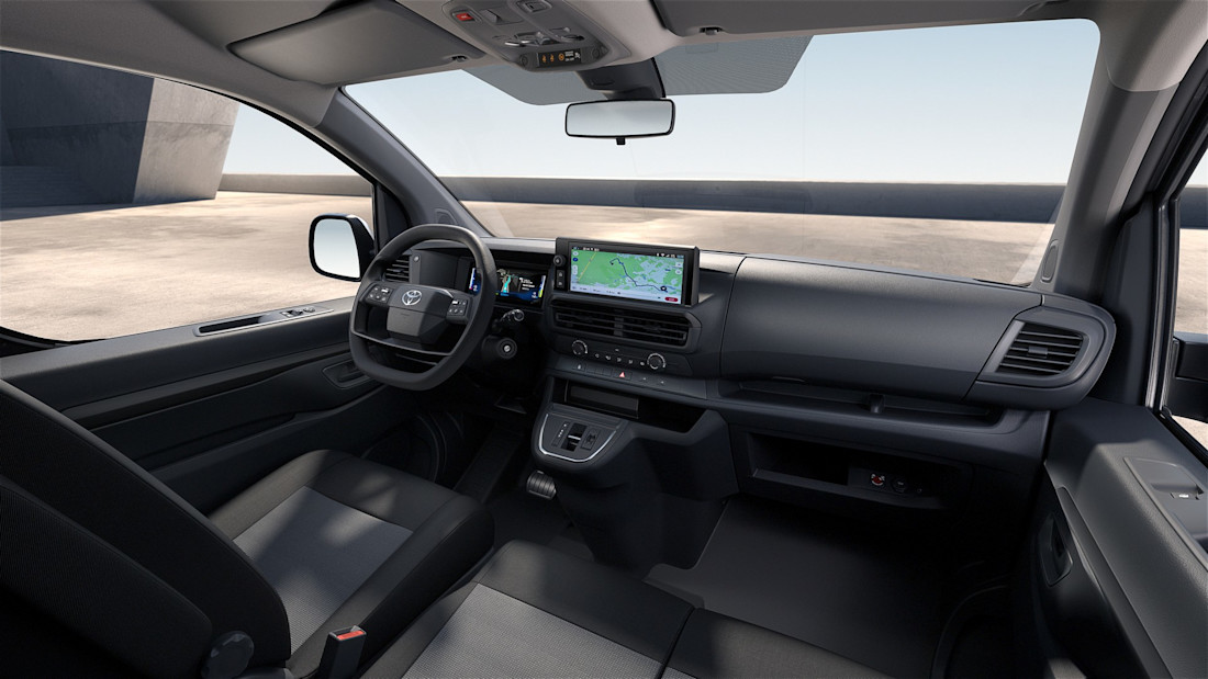 toyota proace electric van interior