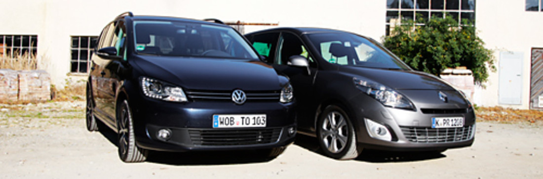 Vergleichstest: VW Touran EcoFuel vs. Renault Grand Scénic dCi 160 – Gute Reise