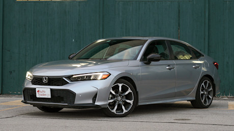 2025 Toyota Prius vs Honda Civic Hybrid Comparison Test Body Image