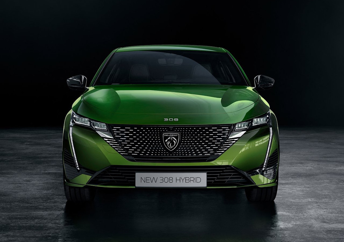 Peugeot-308-2022 Frontansicht