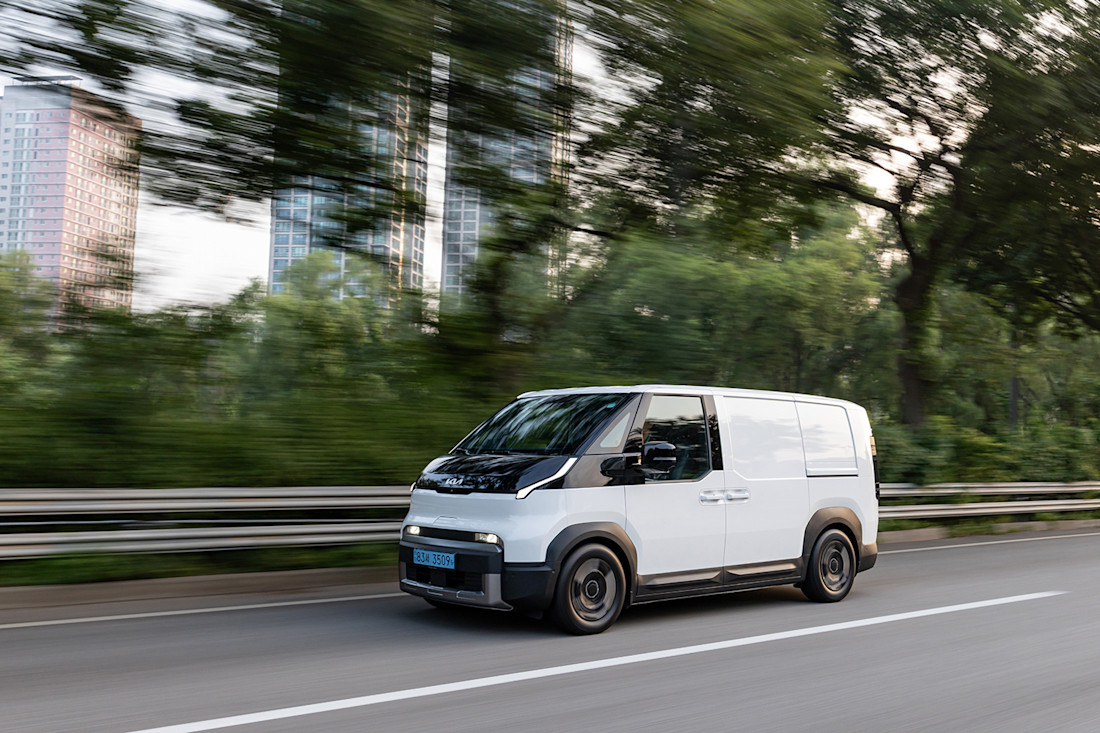 2026 Kia PV5 Preview and First Drive: New EV Cargo Van Focuses on Flexibility and Practicality Image