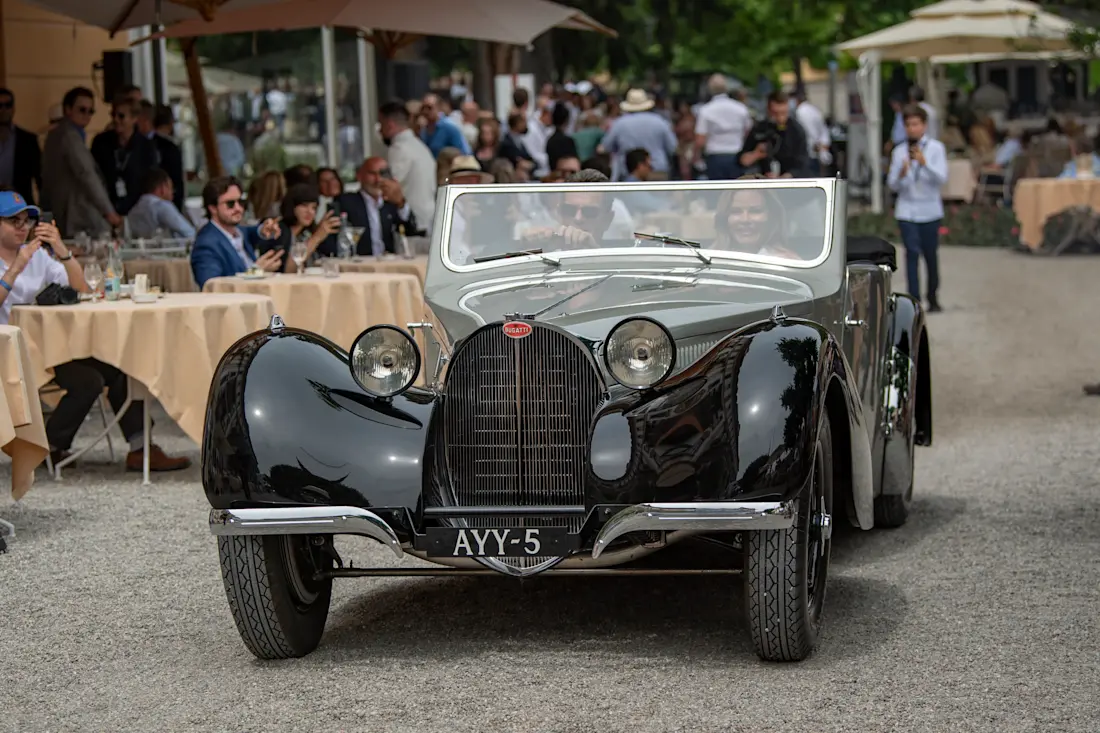  Bei ihm hat einfach alles gepasst: Dieser Bugatti 57S aus dem Jahre 1937 wurde bei der BMW Group Trophy mit dem Preis "Best of Show" gekürt.