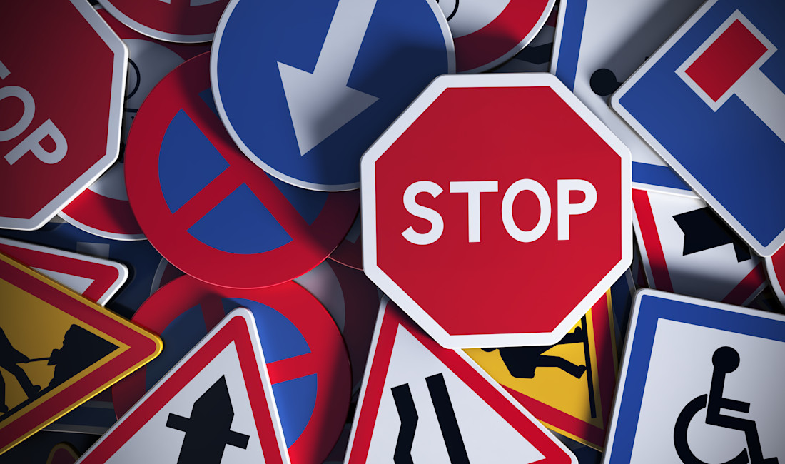 Verkehrszeichen in Deutschland: Erklärung des Schilderwalds
