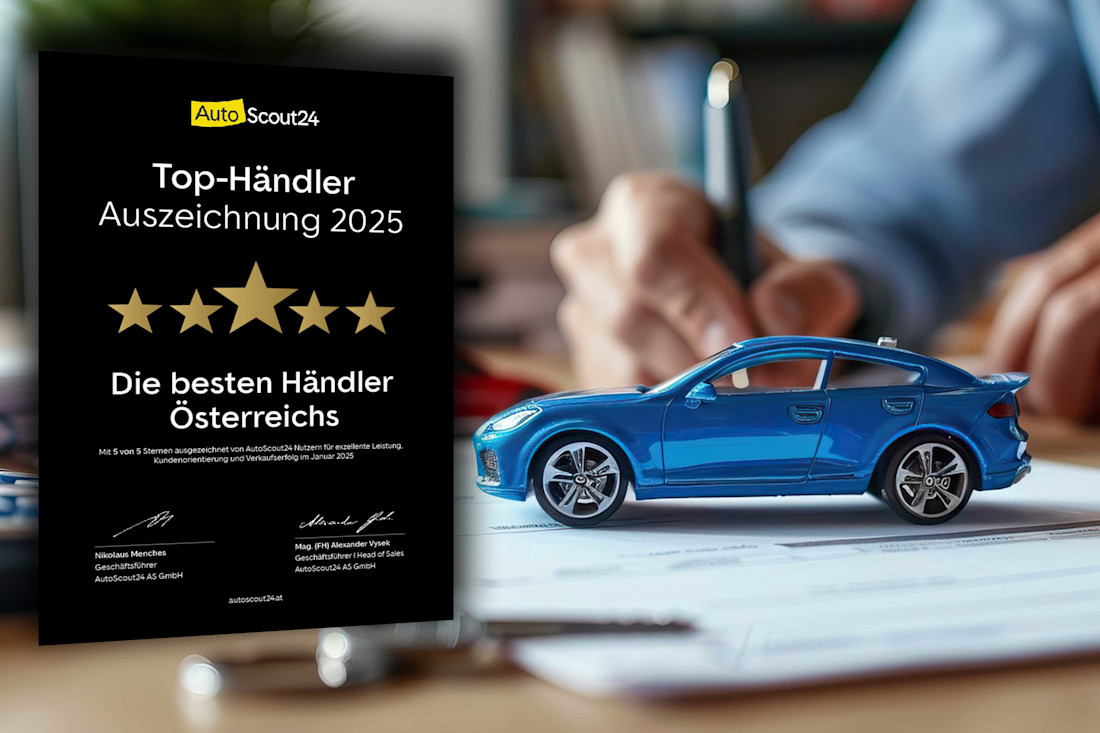 AutoScout24: Österreichs beste Autohändler 2025 stehen fest