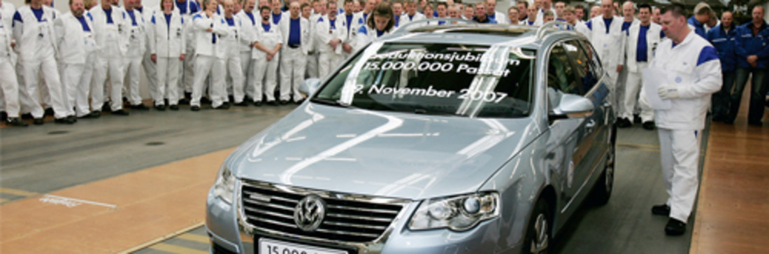 Informe: VW produce el Passat 15 millones – Volkswagen celebra 34 años de éxito