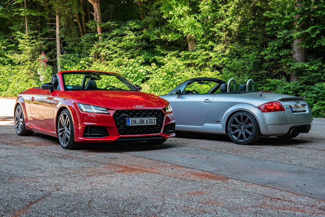 Vergleich 2x Audi TT Roadster: Offene Zeitreise