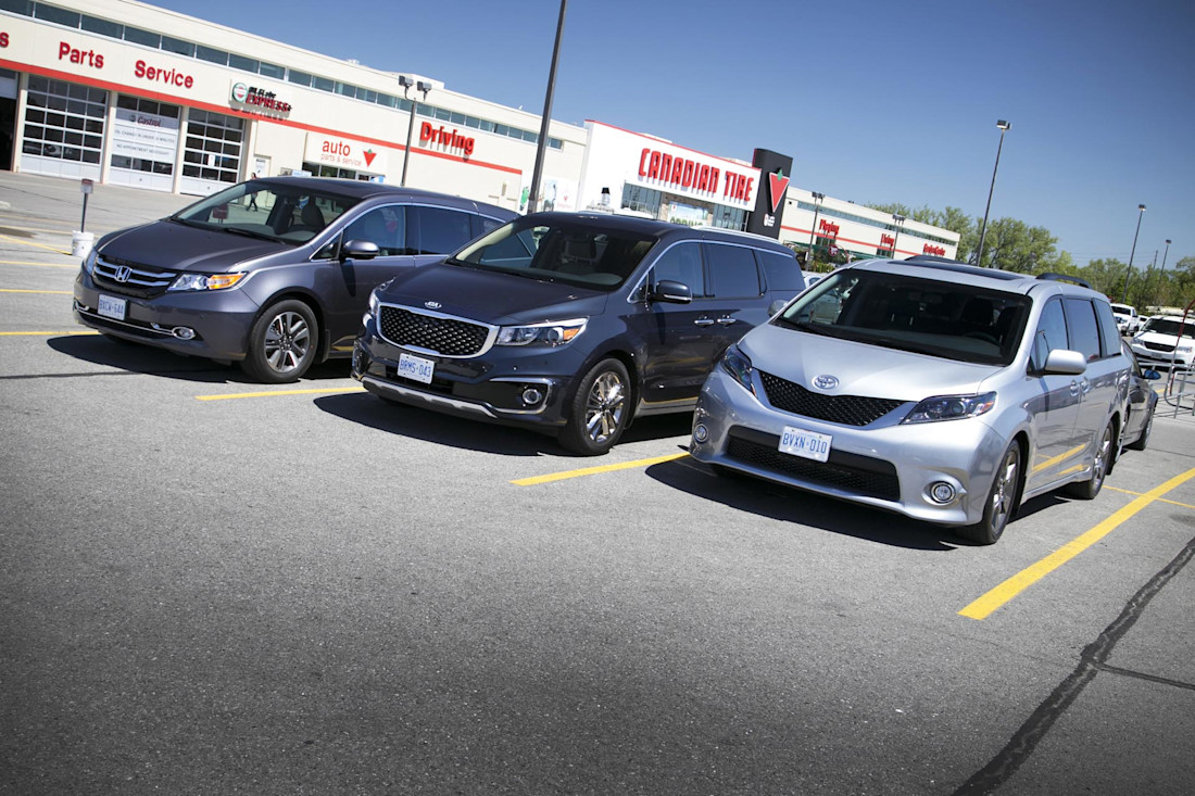 Comparison Test: Honda Odyssey vs Kia Sedona vs Toyota Sienna