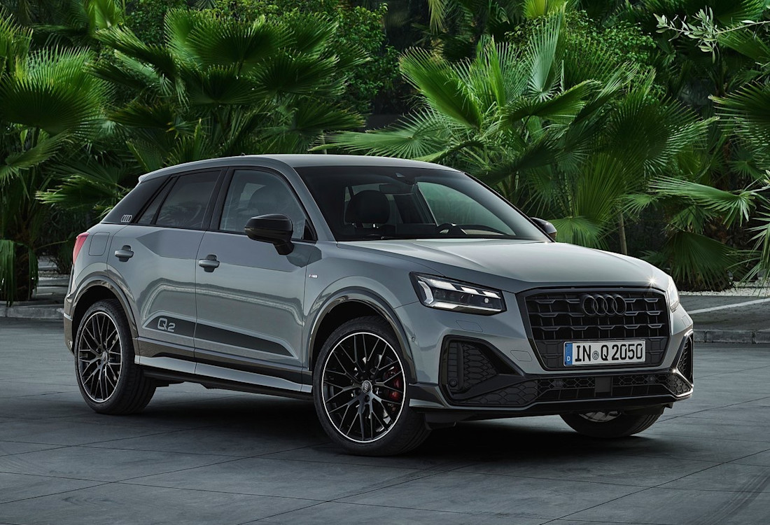 Audi-Q2-2021 frontale Seitenansicht