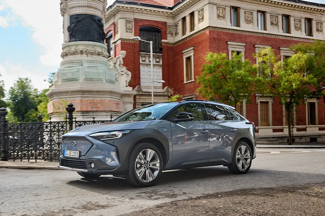 Subaru Solterra (2023) statisch, vooraanzicht Subaru Solterra (2023) statisch, vooraanzicht